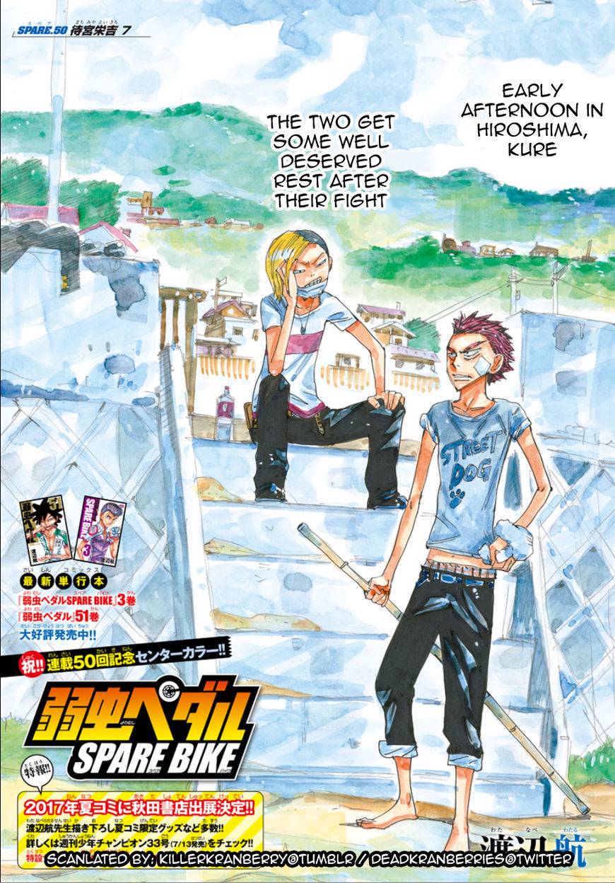Yowamushi Pedal: Spare Bike Chap 50 - Next Chap 51