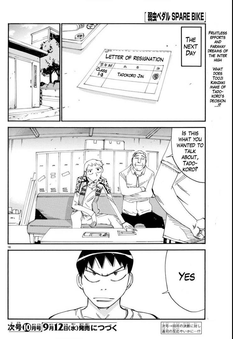 Yowamushi Pedal: Spare Bike Chap 62 - Next Chap 63
