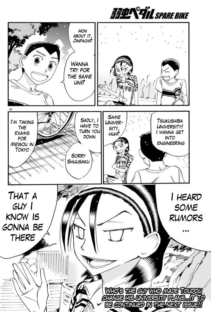 Yowamushi Pedal: Spare Bike Chap 78 - Next Chap 79