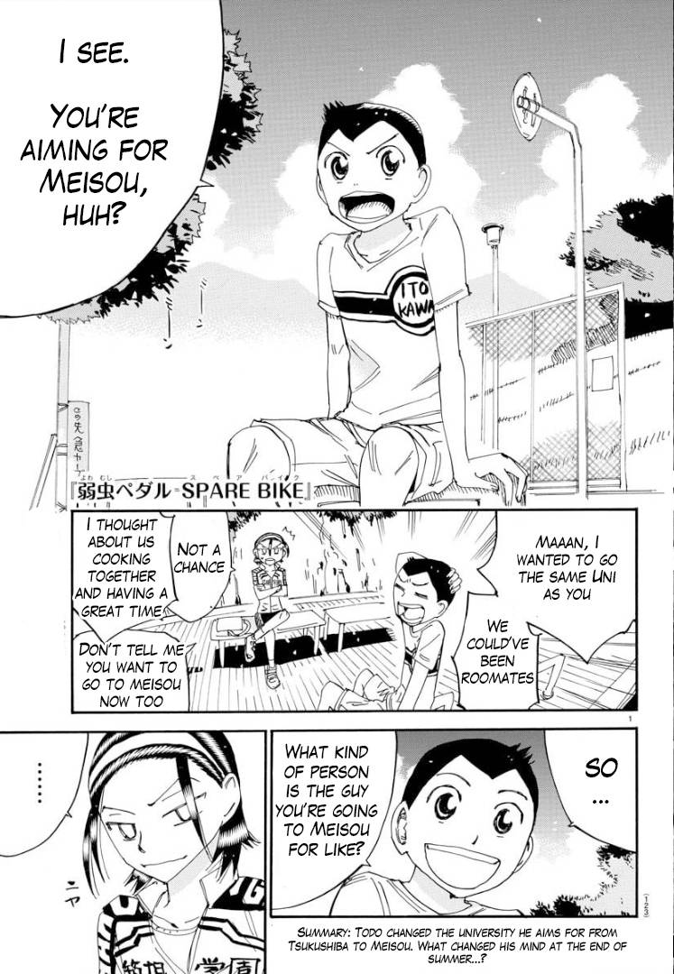 Yowamushi Pedal: Spare Bike Chap 79 - Next Chap 80