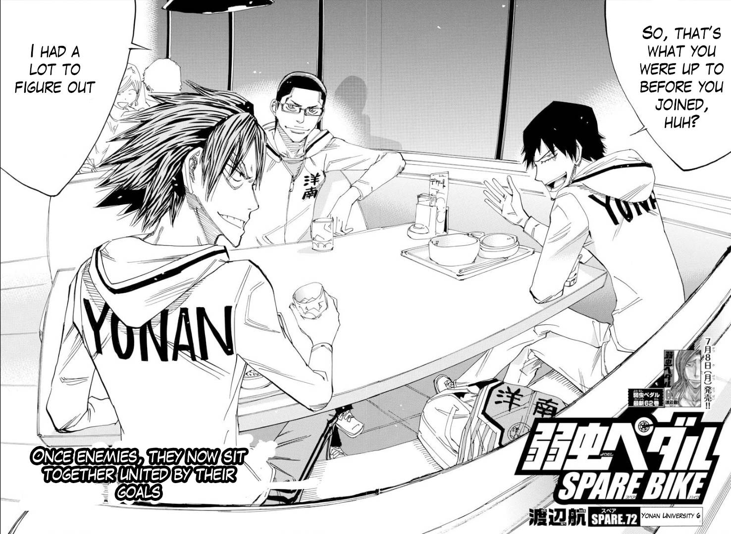 Yowamushi Pedal: Spare Bike Chap 72 - Next Chap 73