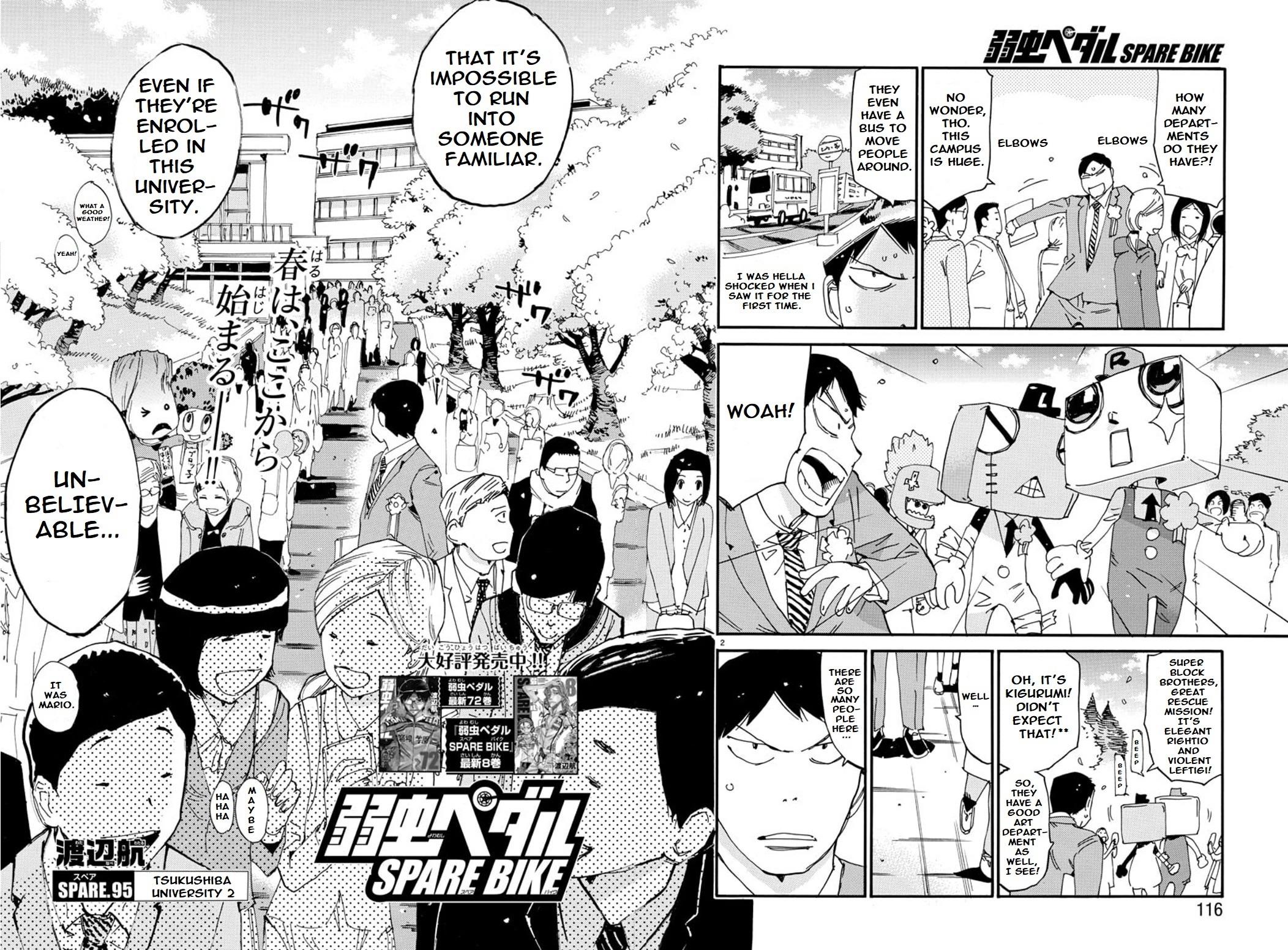 Yowamushi Pedal: Spare Bike Chap 95 - Next Chap 96