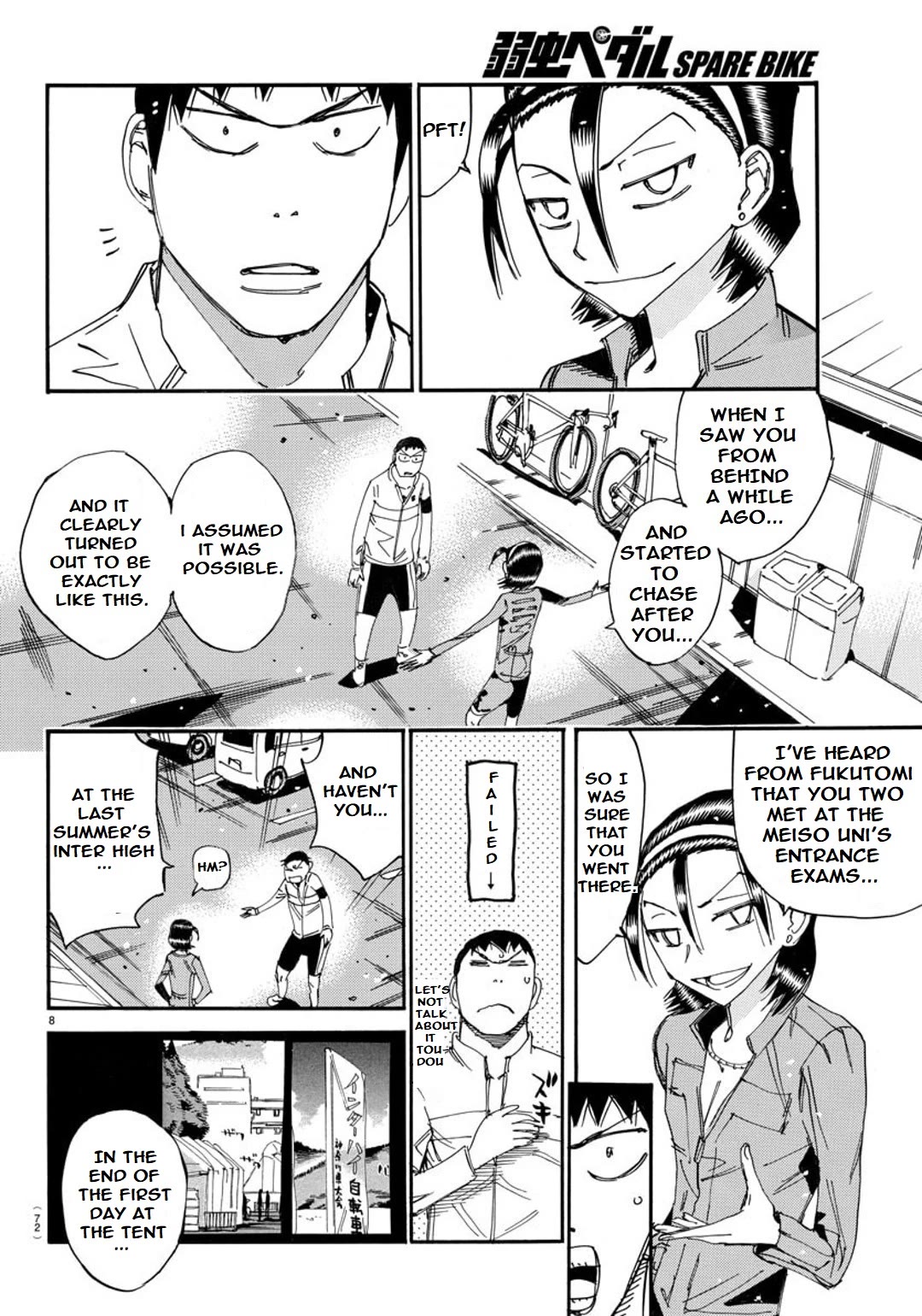 Yowamushi Pedal: Spare Bike Chap 99 - Next Chap 100