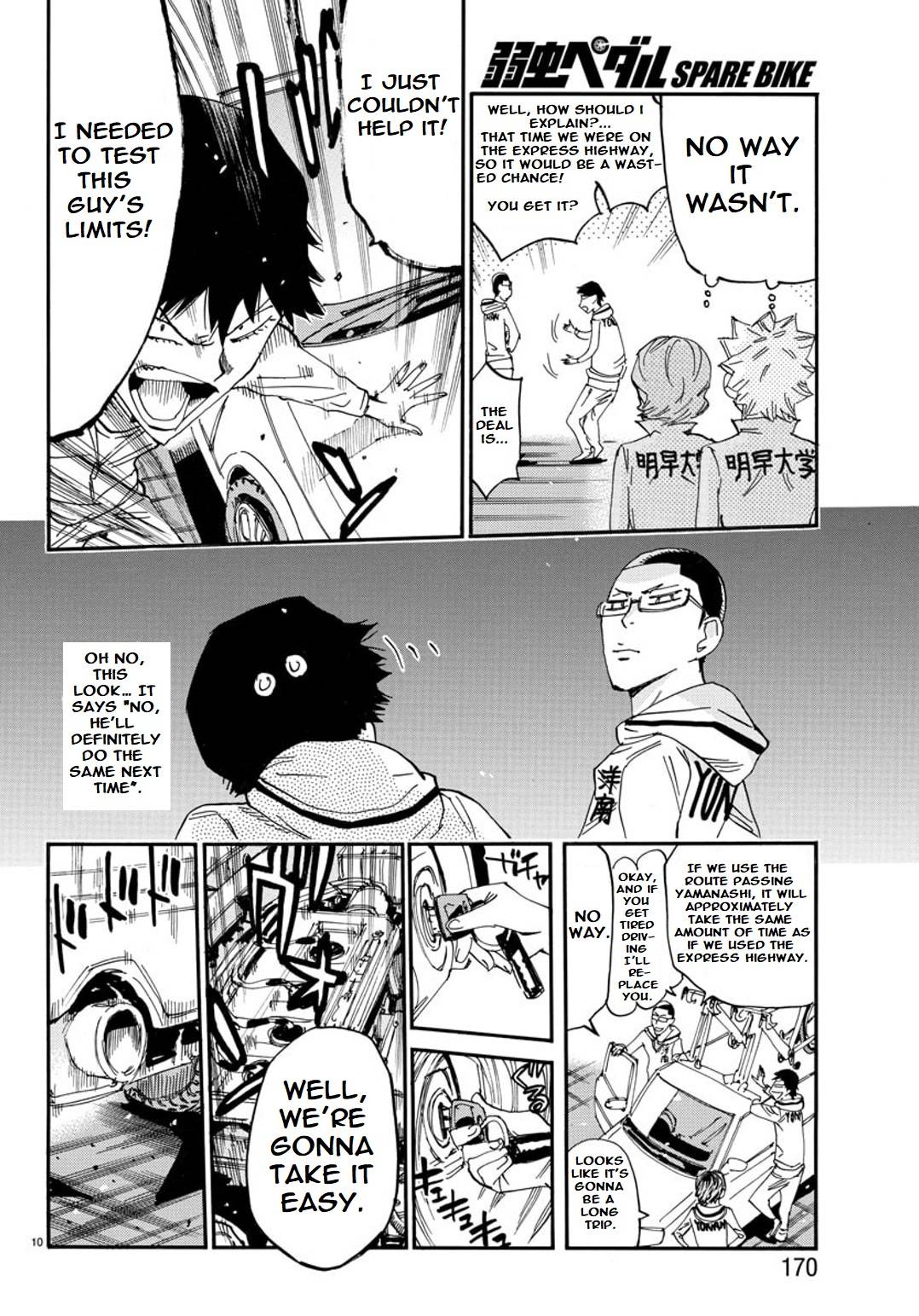 Yowamushi Pedal: Spare Bike Chap 92 - Next Chap 93