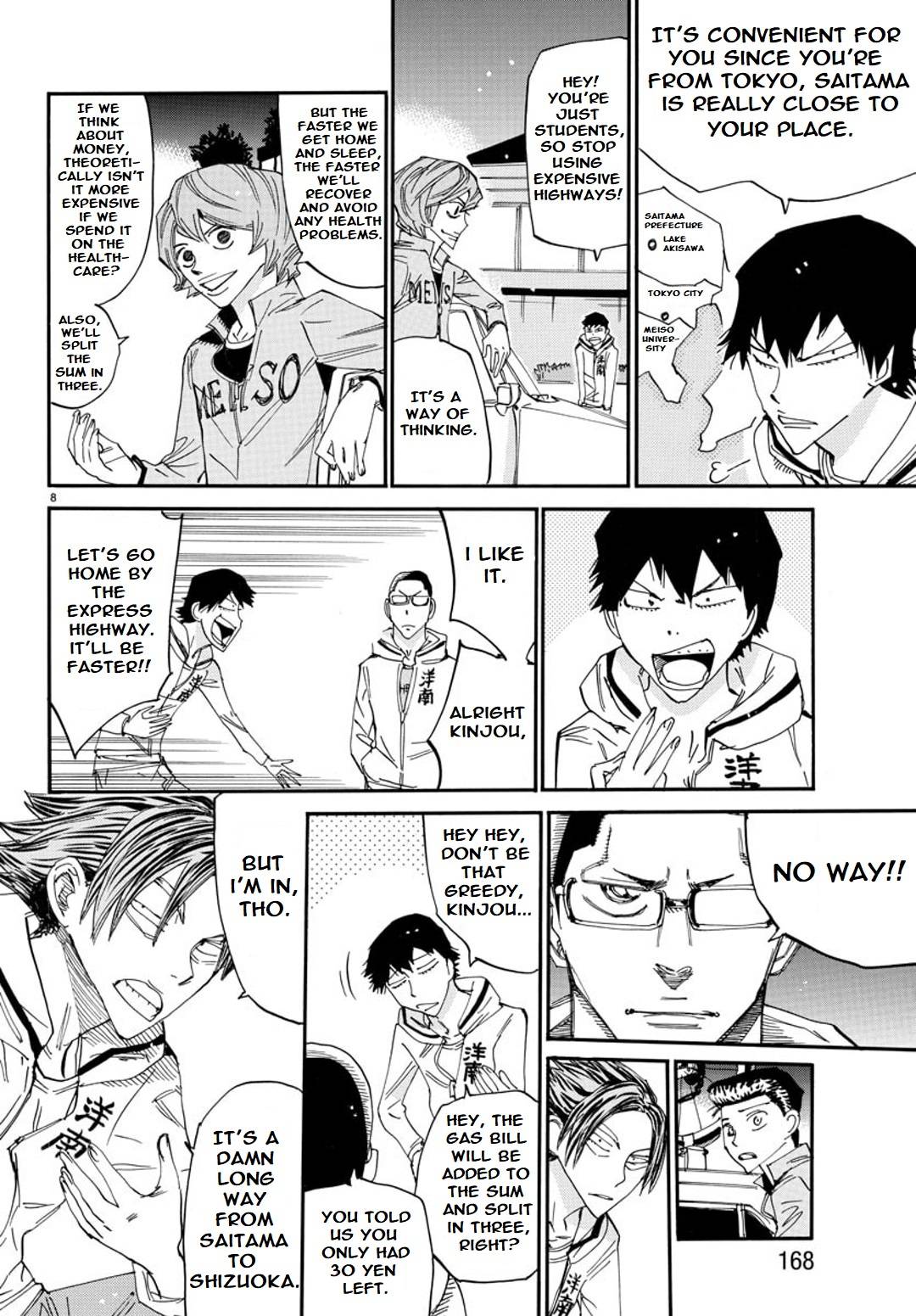 Yowamushi Pedal: Spare Bike Chap 92 - Next Chap 93