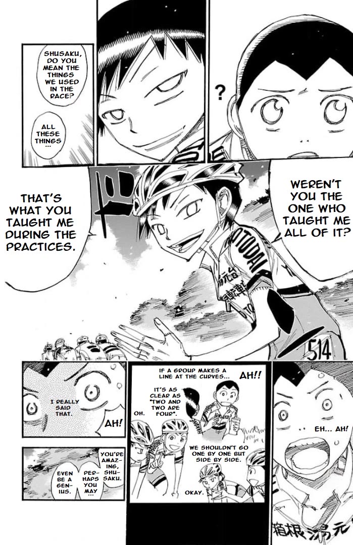 Yowamushi Pedal: Spare Bike Chap 105 - Next Chap 106