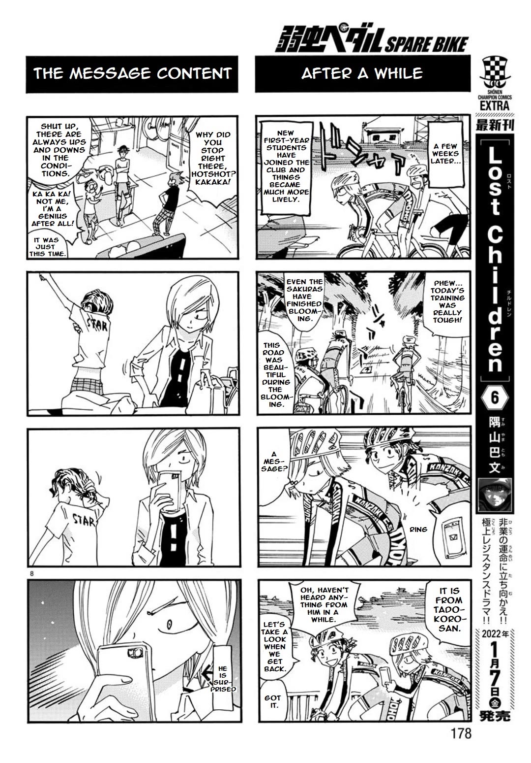 Yowamushi Pedal: Spare Bike Chap 109 - Next Chap 110