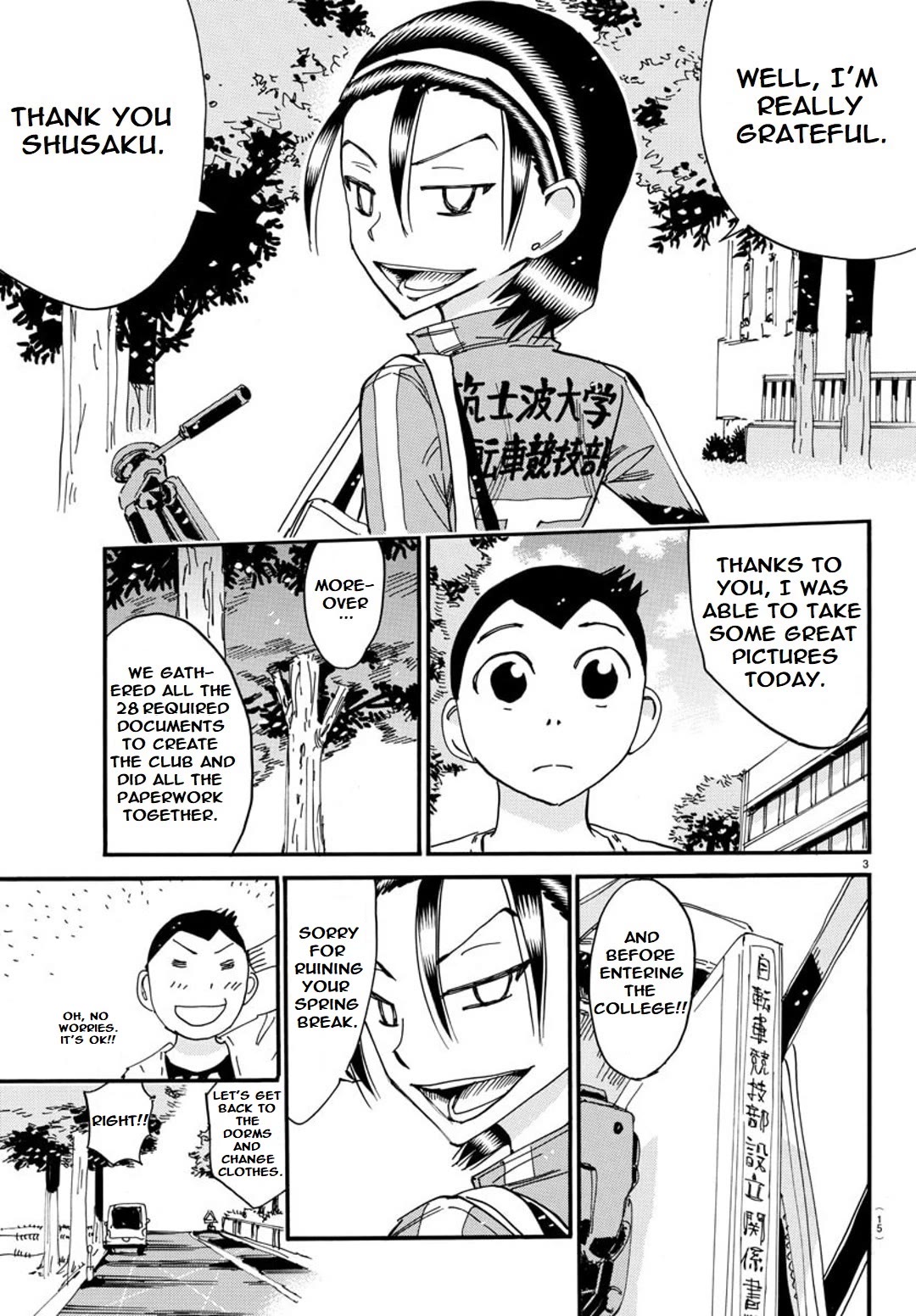 Yowamushi Pedal: Spare Bike Chap 100 - Next Chap 101