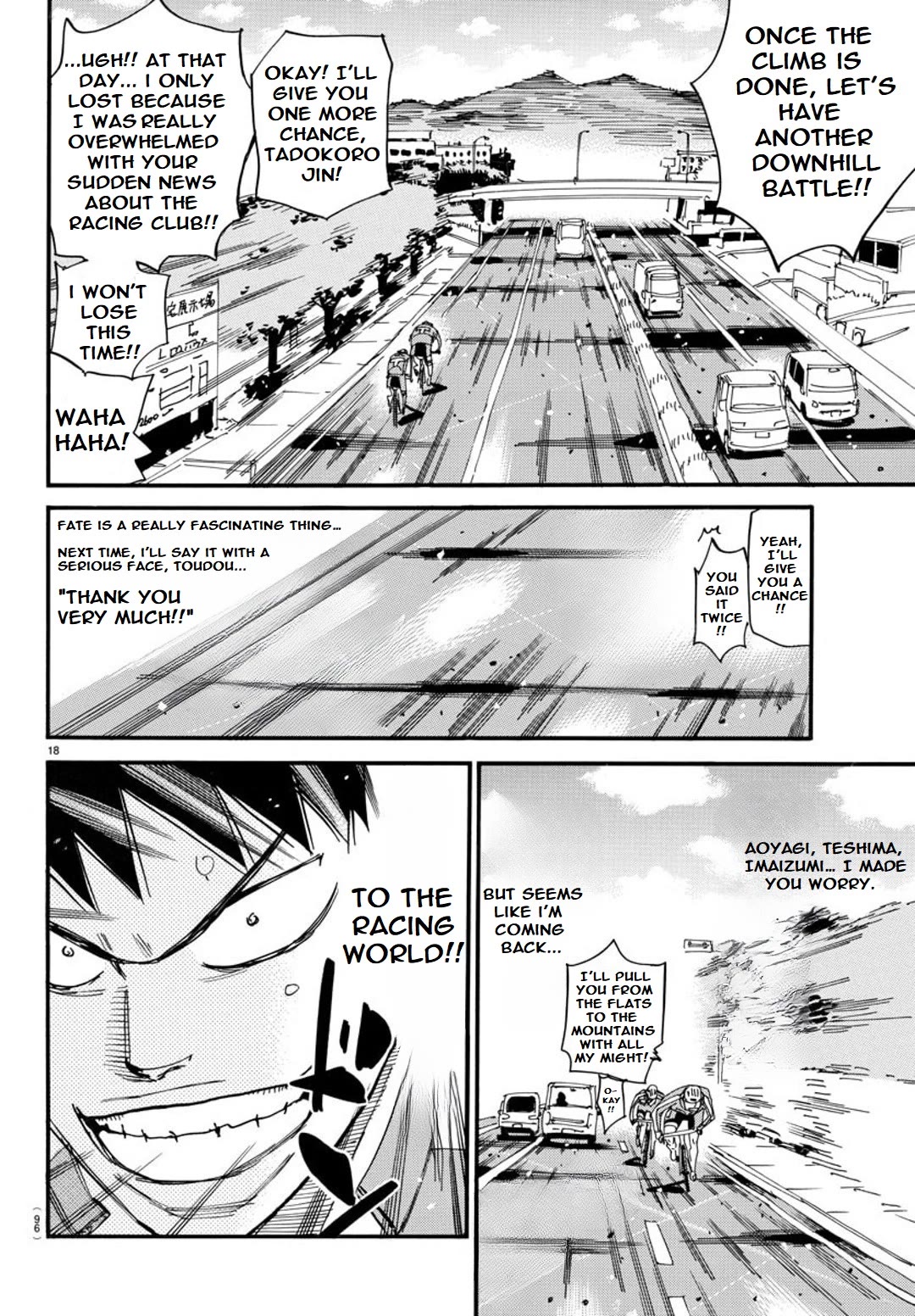 Yowamushi Pedal: Spare Bike Chap 101 - Next Chap 102