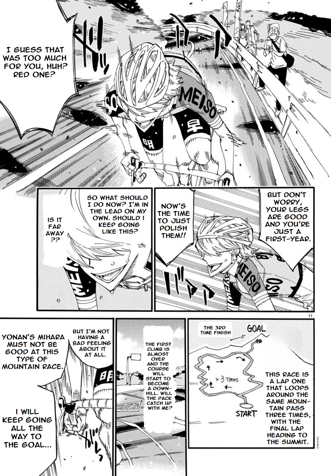 Yowamushi Pedal: Spare Bike Chap 115 - Next Chap 116