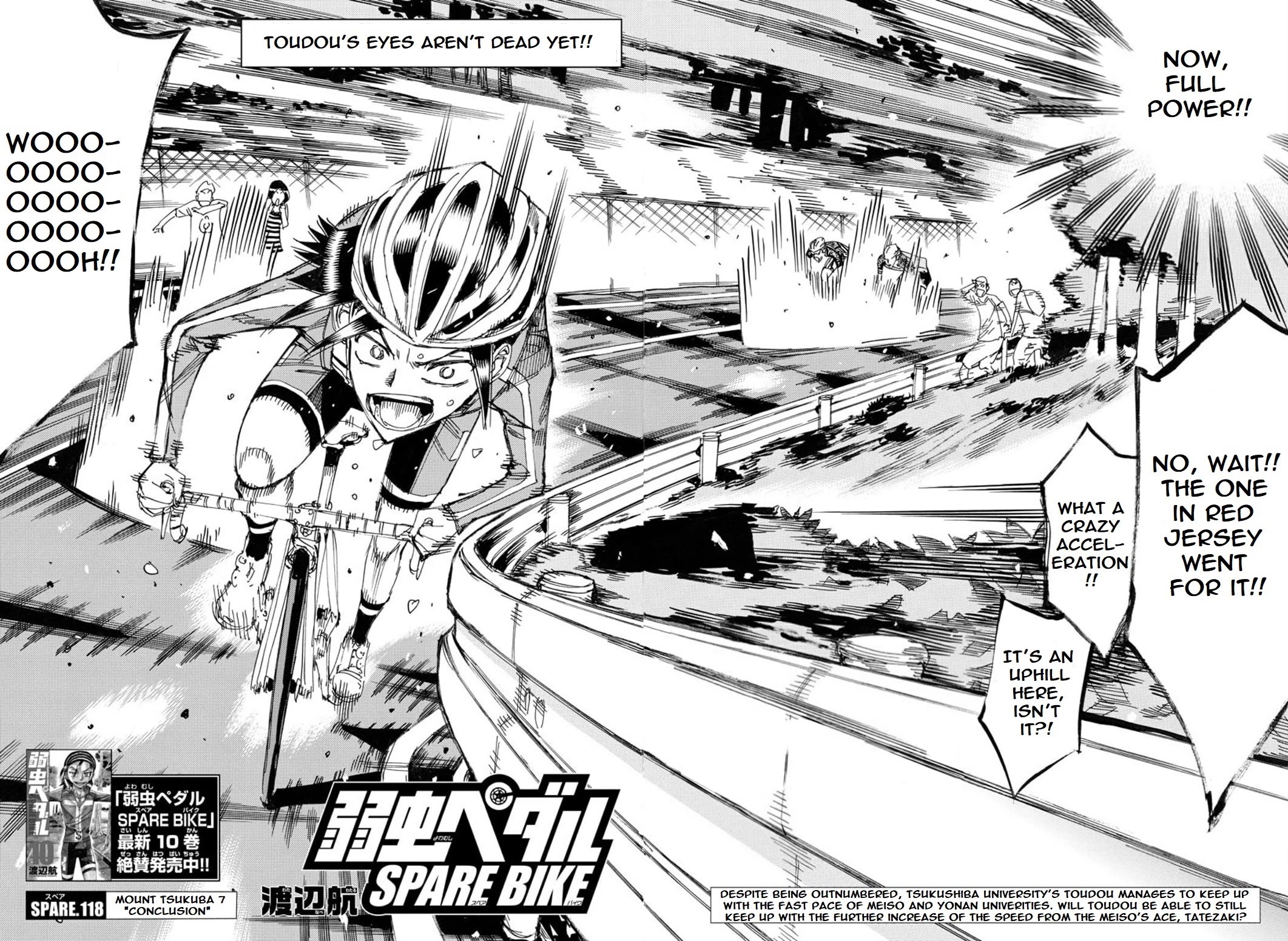 Yowamushi Pedal: Spare Bike Chap 118 - Next Chap 119