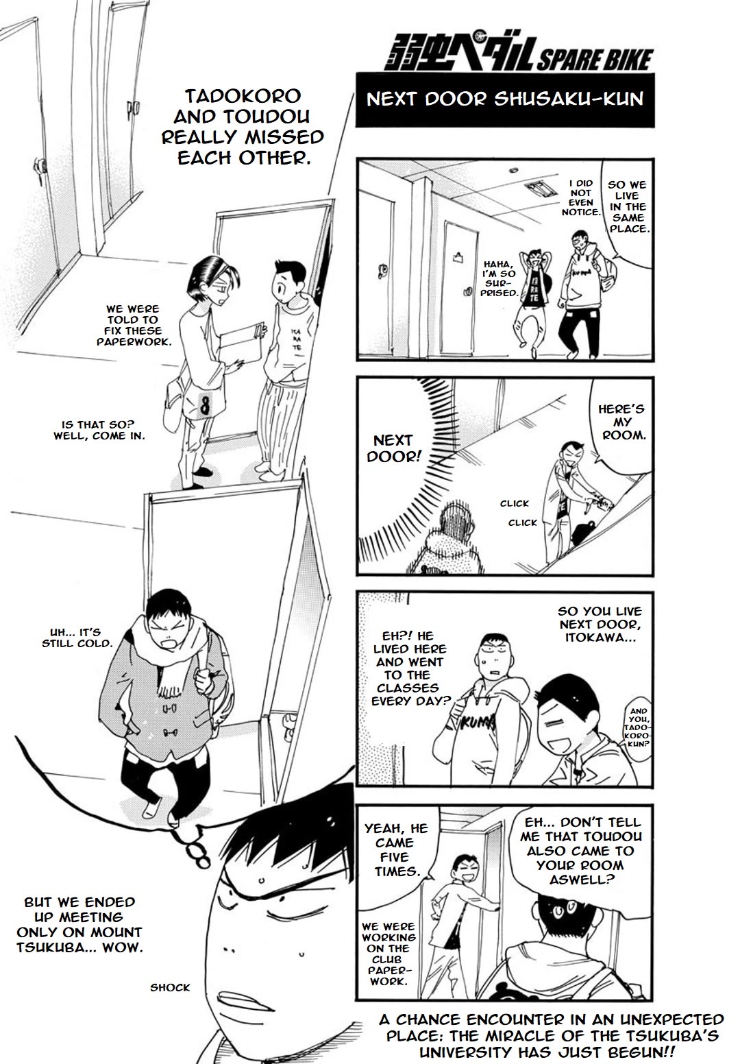 Yowamushi Pedal: Spare Bike Chap 110 - Next Chap 111