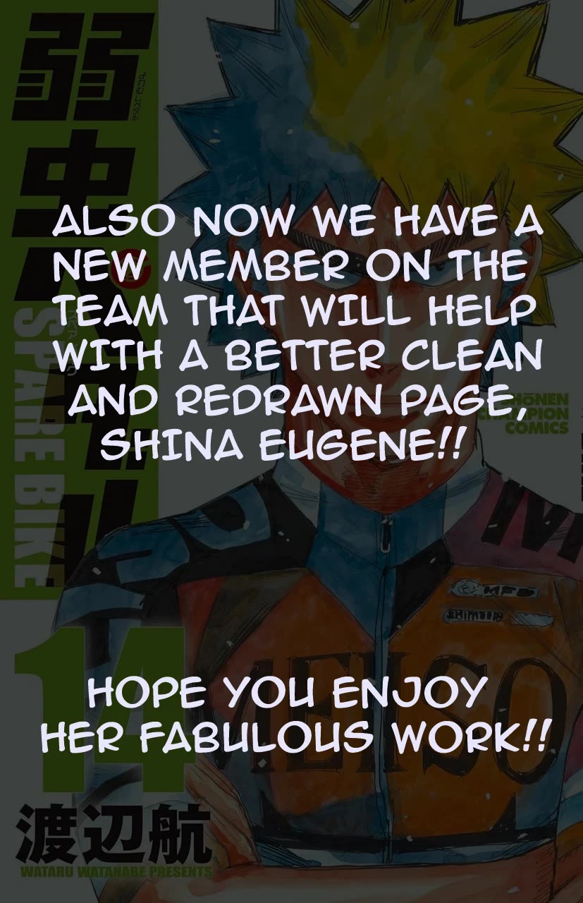 Yowamushi Pedal: Spare Bike Chap 112 - Next Chap 113