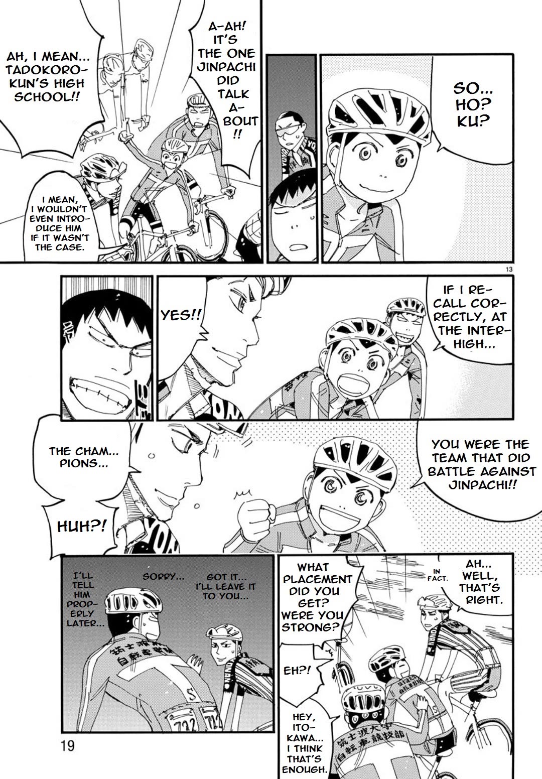 Yowamushi Pedal: Spare Bike Chap 113 - Next Chap 114