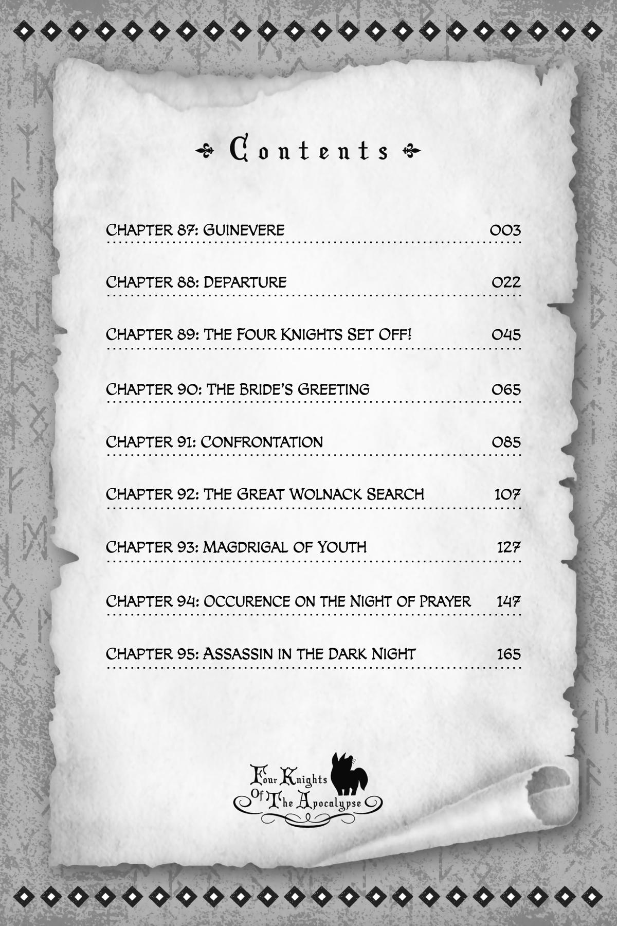 Four Knights of the Apocalypse - Mokushiroku no Yonkishi Chap 87 - Next Chap 88