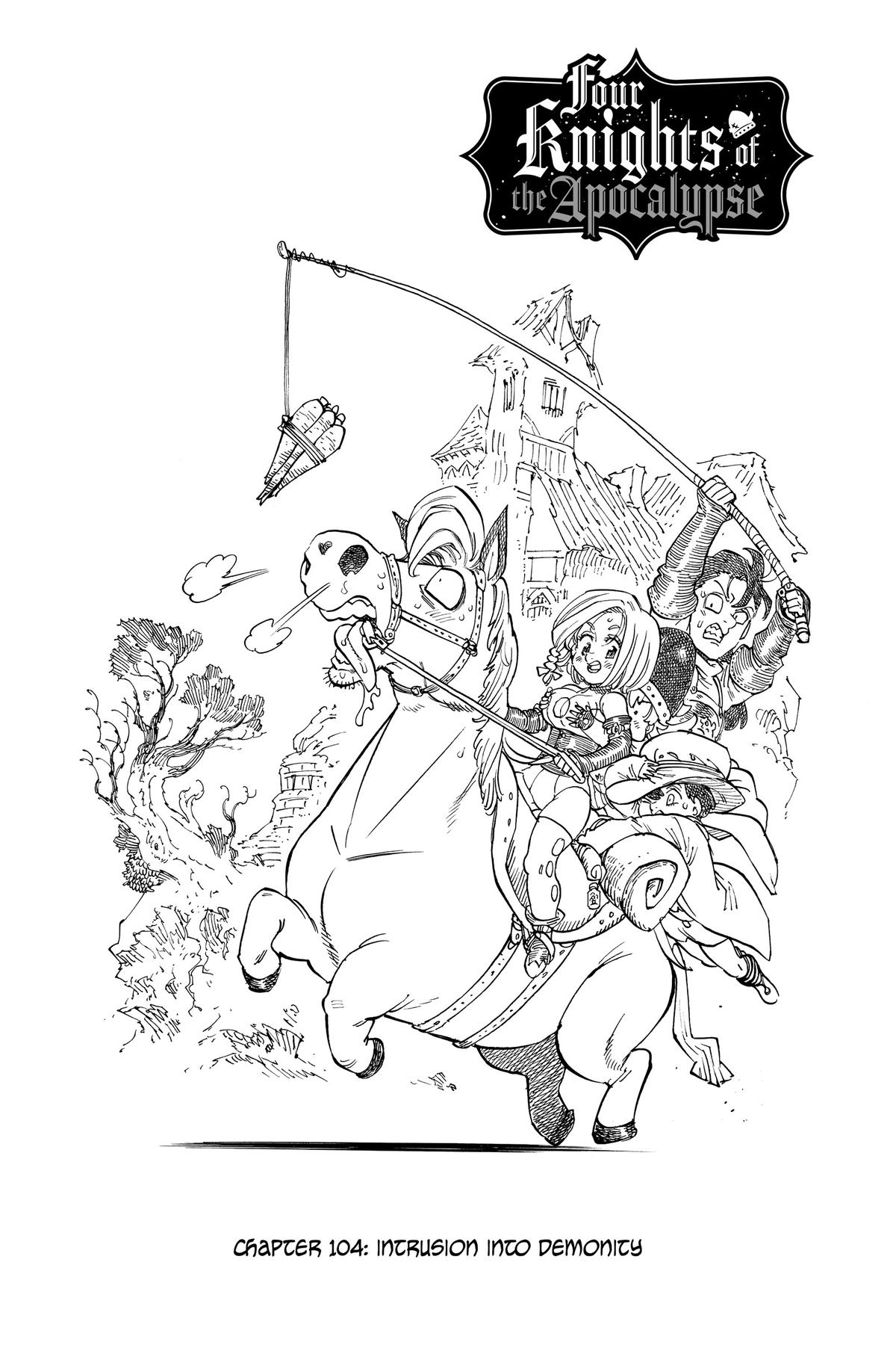 Four Knights of the Apocalypse - Mokushiroku no Yonkishi Chap 104 - Next Chap 105