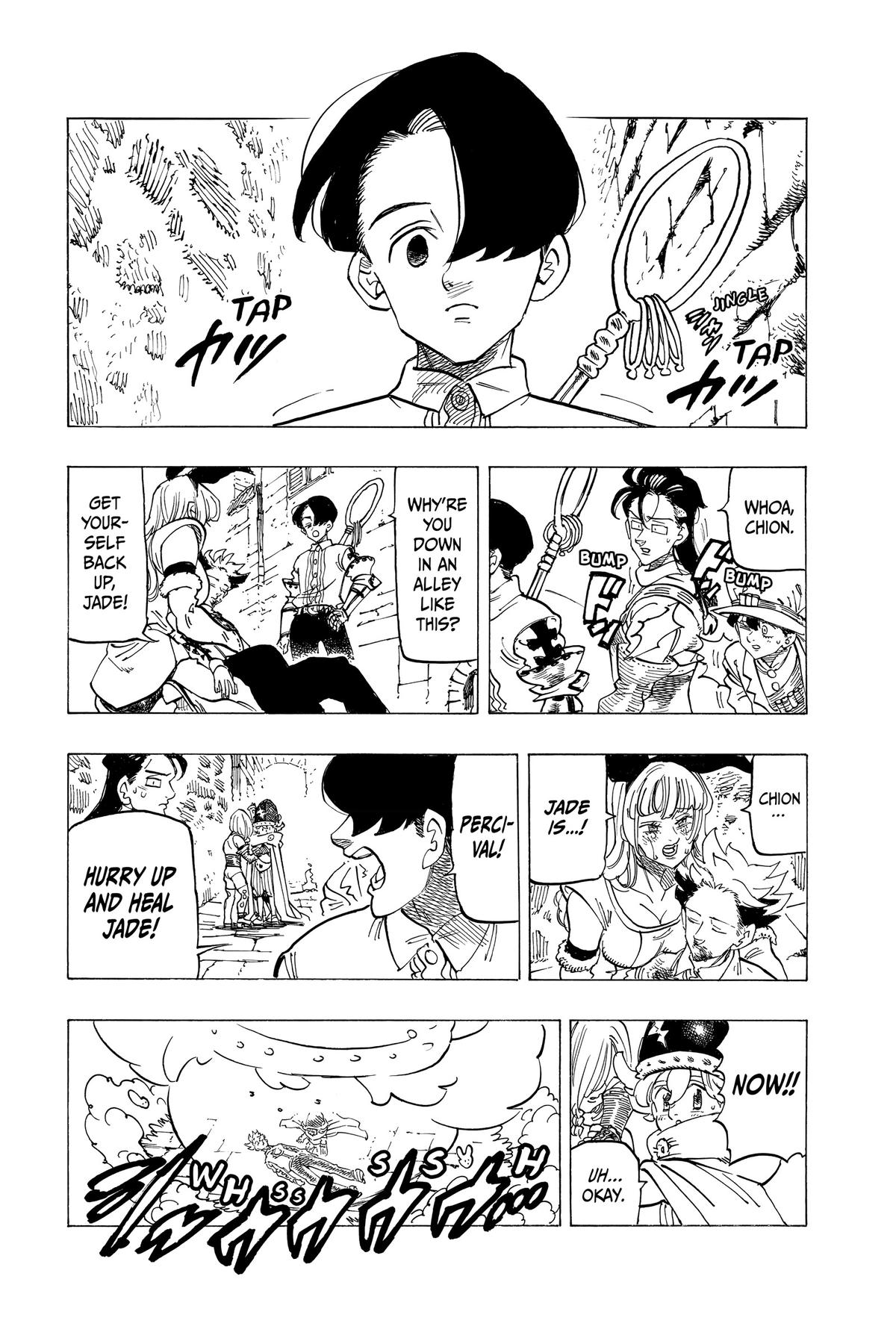 Four Knights of the Apocalypse - Mokushiroku no Yonkishi Chap 100 - Next Chap 101