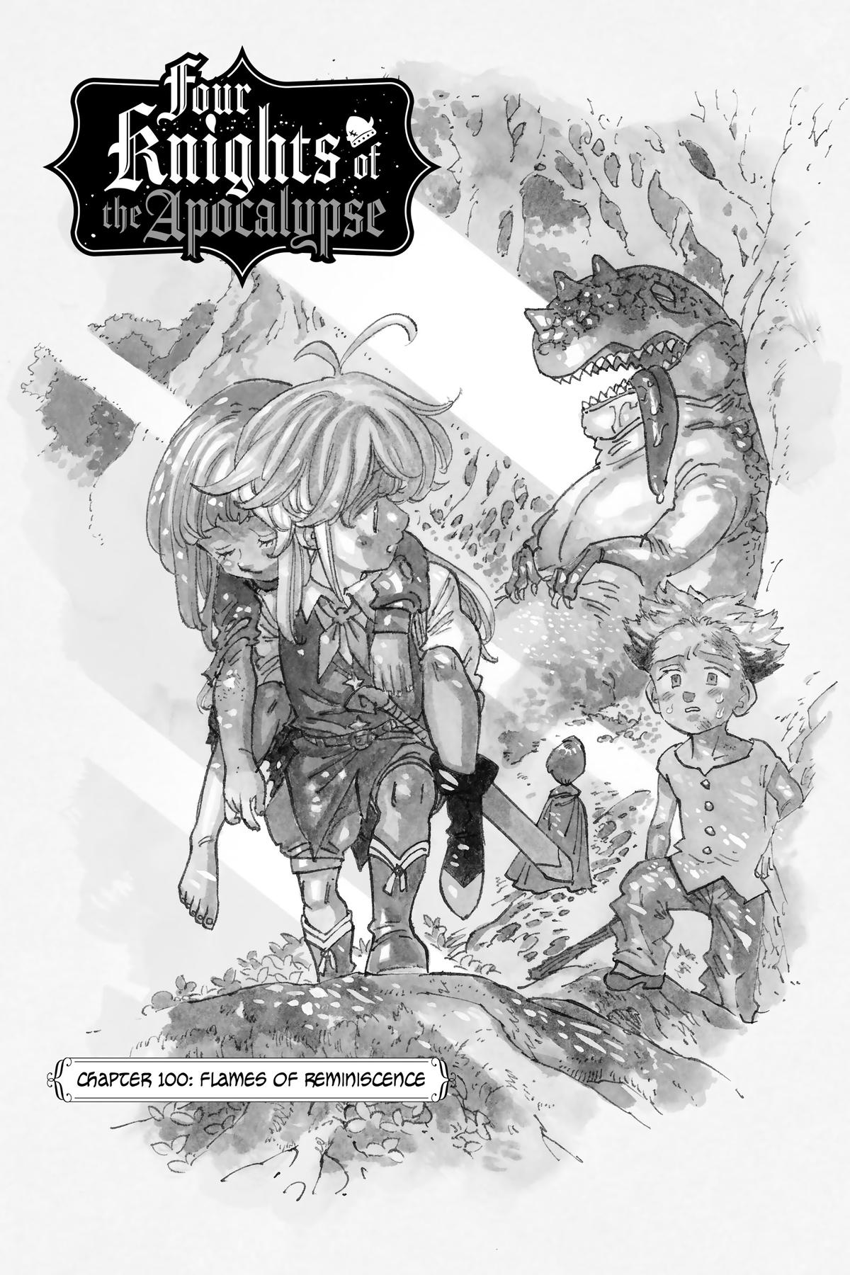 Four Knights of the Apocalypse - Mokushiroku no Yonkishi Chap 100 - Next Chap 101