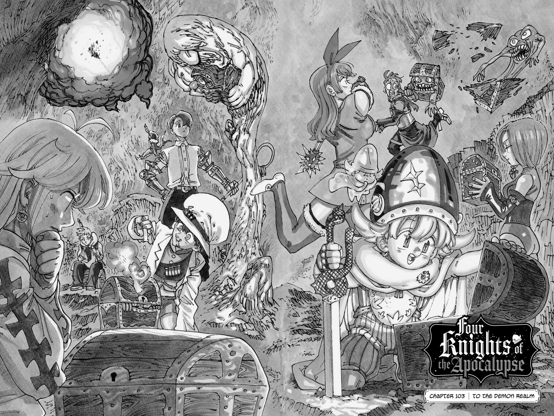 Four Knights of the Apocalypse - Mokushiroku no Yonkishi Chap 103 - Next Chap 104