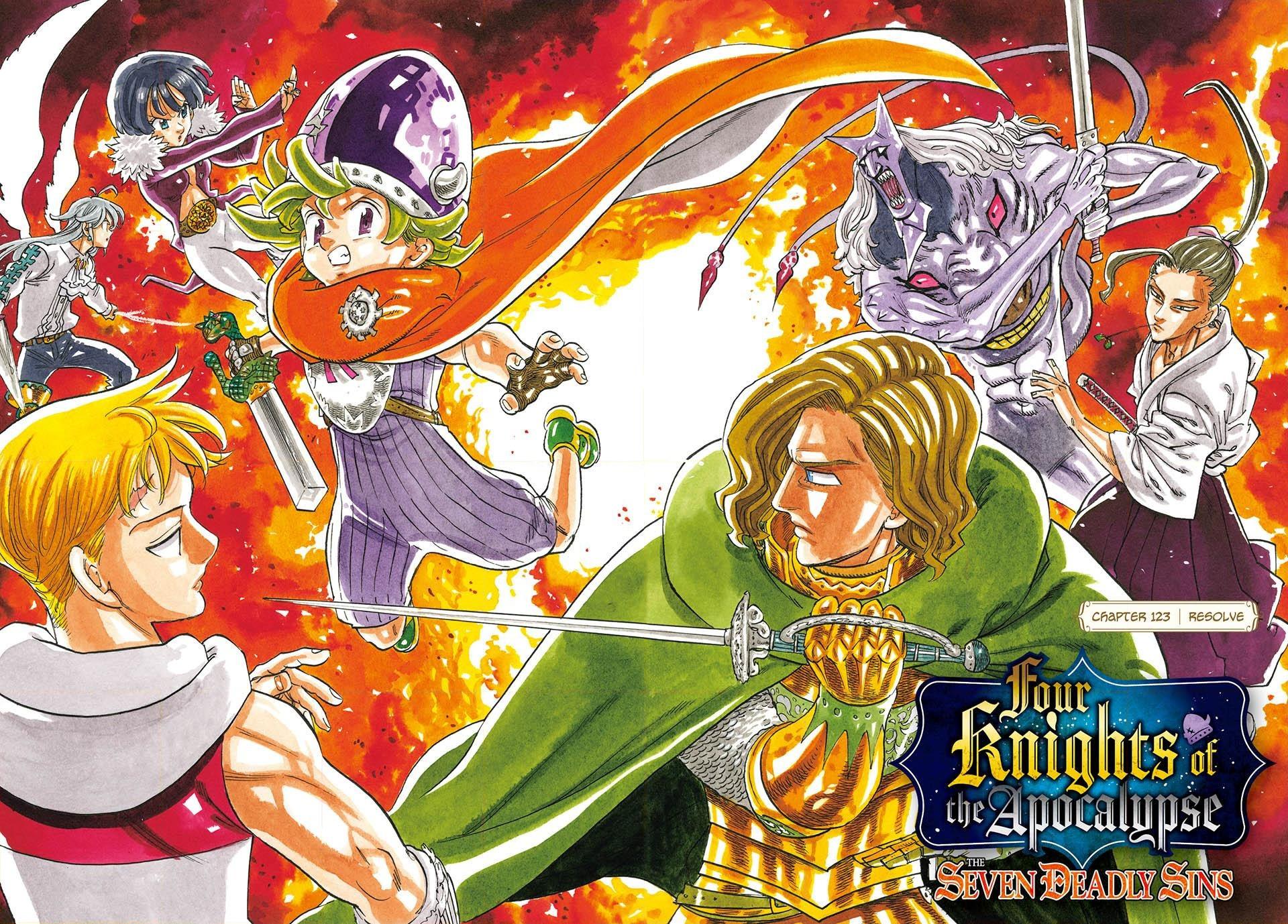 Four Knights of the Apocalypse - Mokushiroku no Yonkishi Chap 123 - Next Chap 124