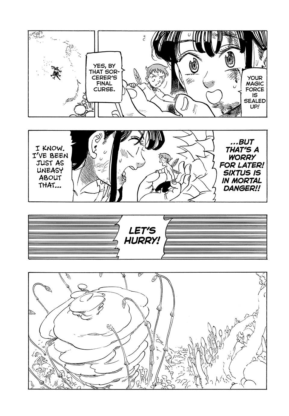 Four Knights of the Apocalypse - Mokushiroku no Yonkishi Chap 148 - Next Chap 149