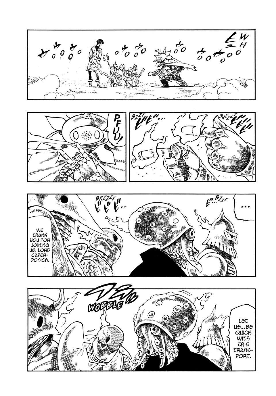 Four Knights of the Apocalypse - Mokushiroku no Yonkishi Chap 185 - Next Chap 186
