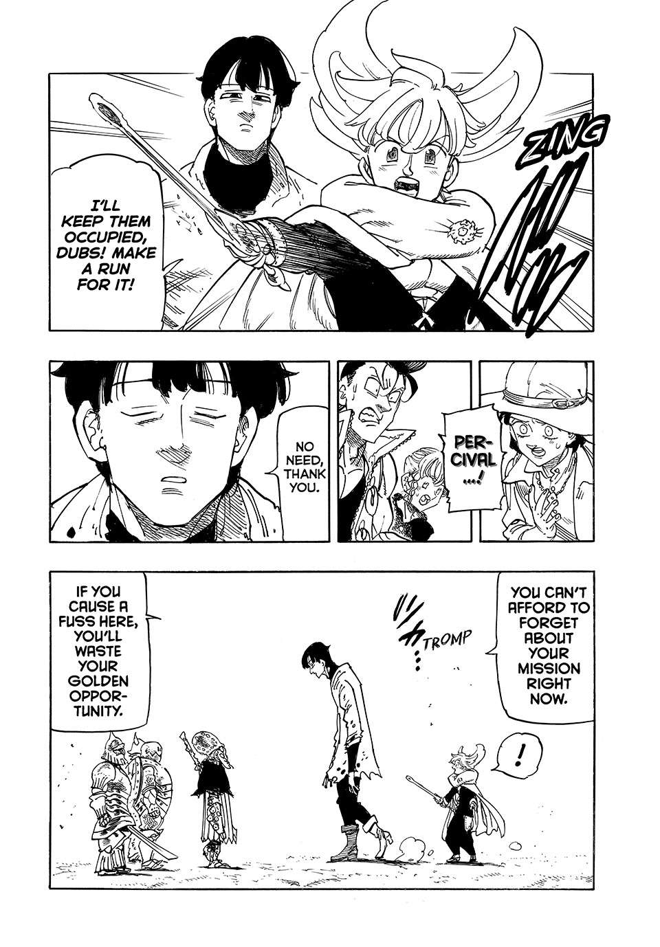 Four Knights of the Apocalypse - Mokushiroku no Yonkishi Chap 185 - Next Chap 186