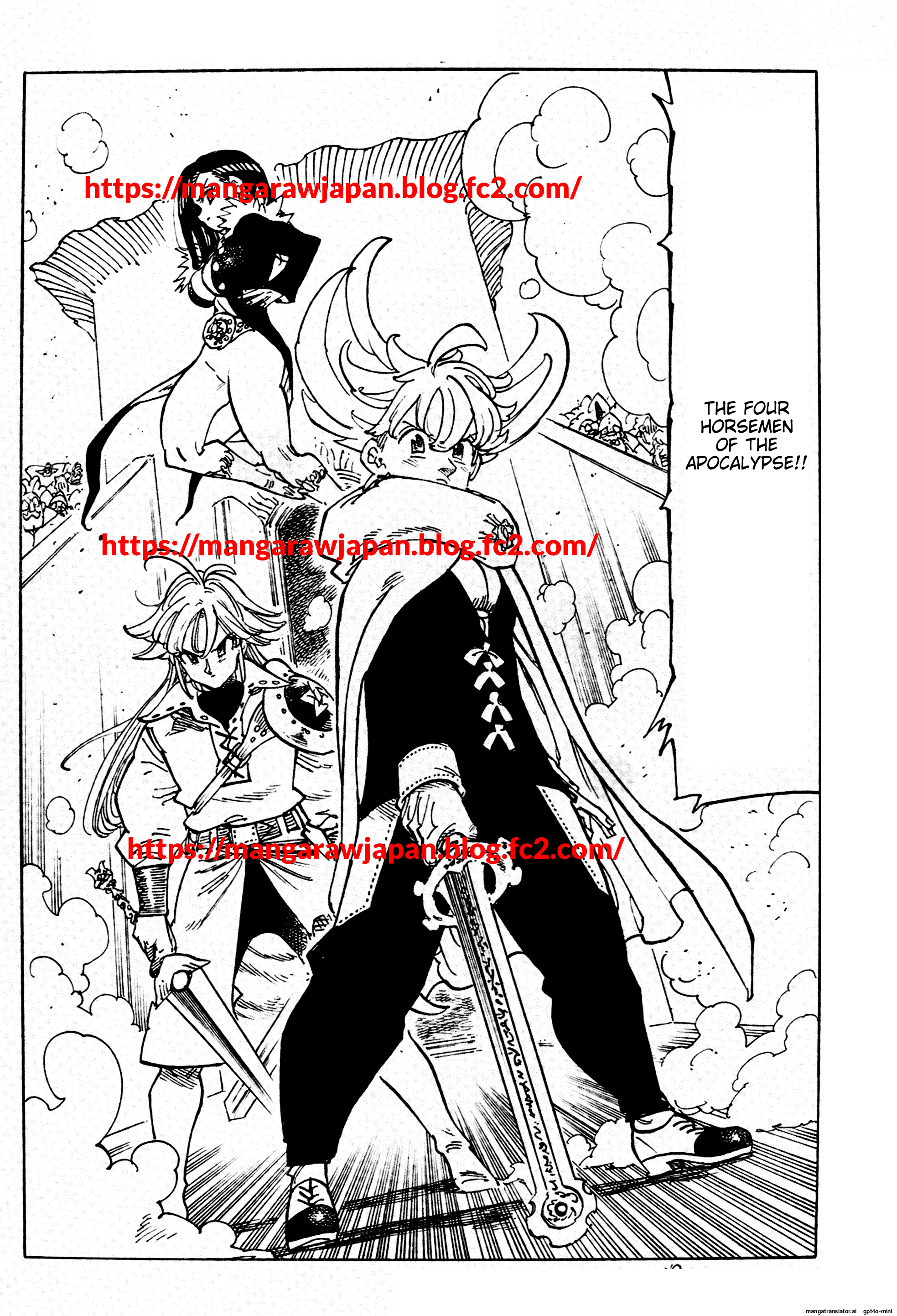 Four Knights of the Apocalypse - Mokushiroku no Yonkishi Chap 199 - Next Chap 200