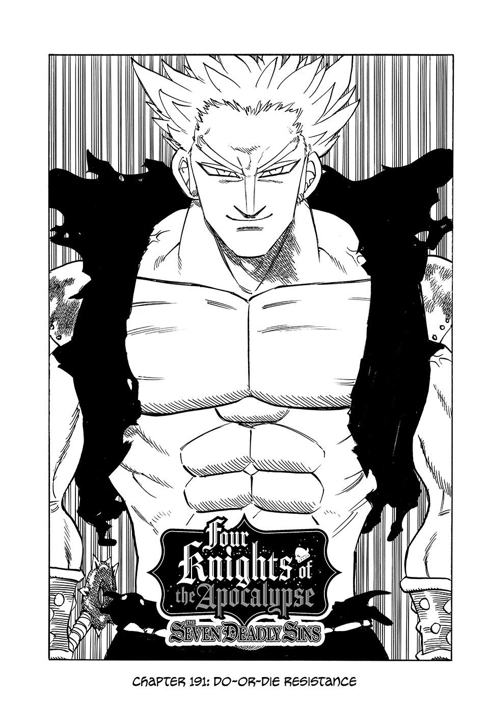 Four Knights of the Apocalypse - Mokushiroku no Yonkishi Chap 191 - Next Chap 192