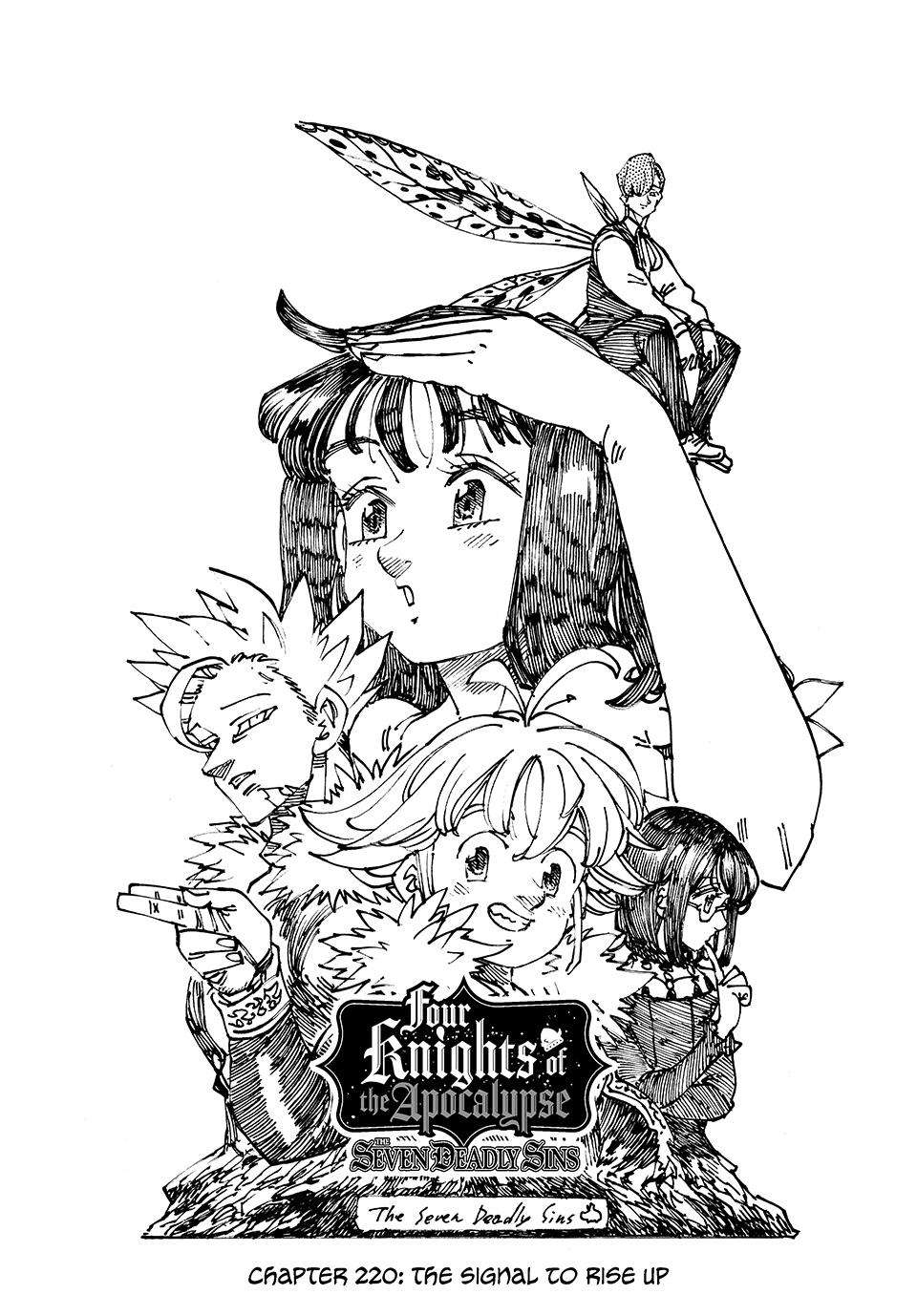 Four Knights of the Apocalypse - Mokushiroku no Yonkishi Chap 220 - Next Chap 221