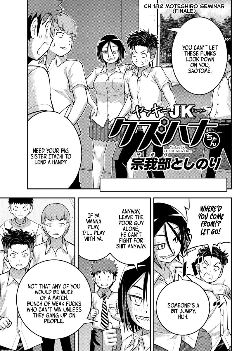 Yankee JK KuzuHana-chan Chap 182 - Next Chap 183
