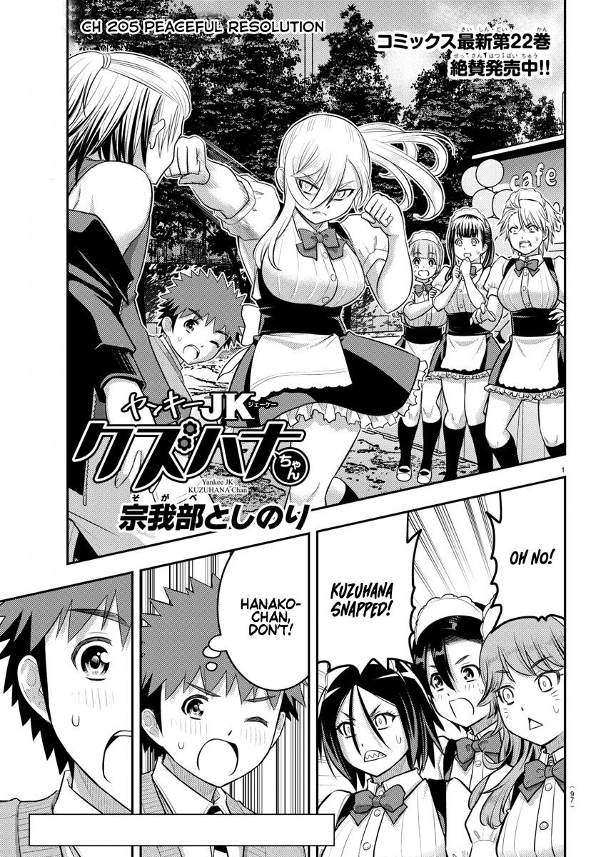 Yankee JK KuzuHana-chan Chap 205 - Next Chap 206