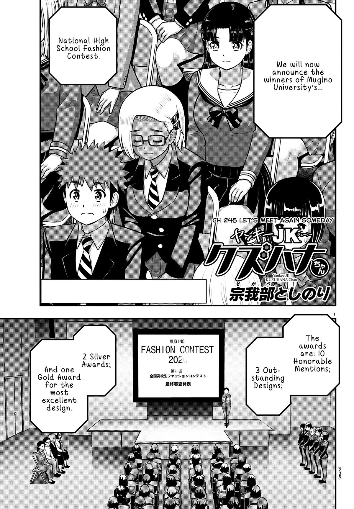 Yankee JK KuzuHana-chan Chap 245 - Next Chap 246