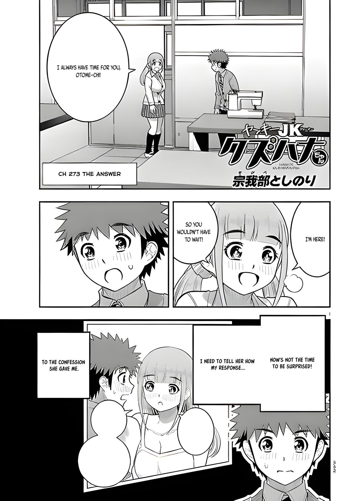 Yankee JK KuzuHana-chan Chap 273 - Next Chap 274