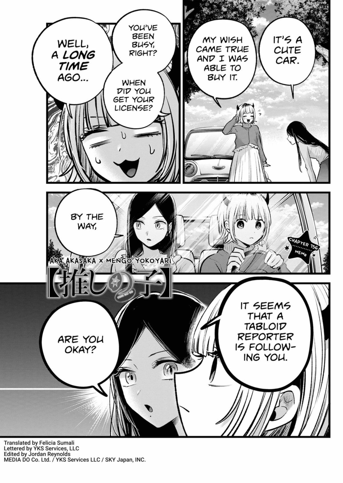 【OSHI NO KO】 Chap 156 - Next Chap 157