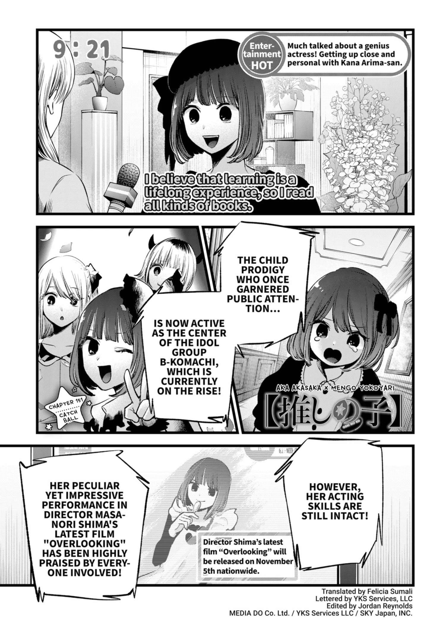 【OSHI NO KO】 Chap 151 - Next Chap 152