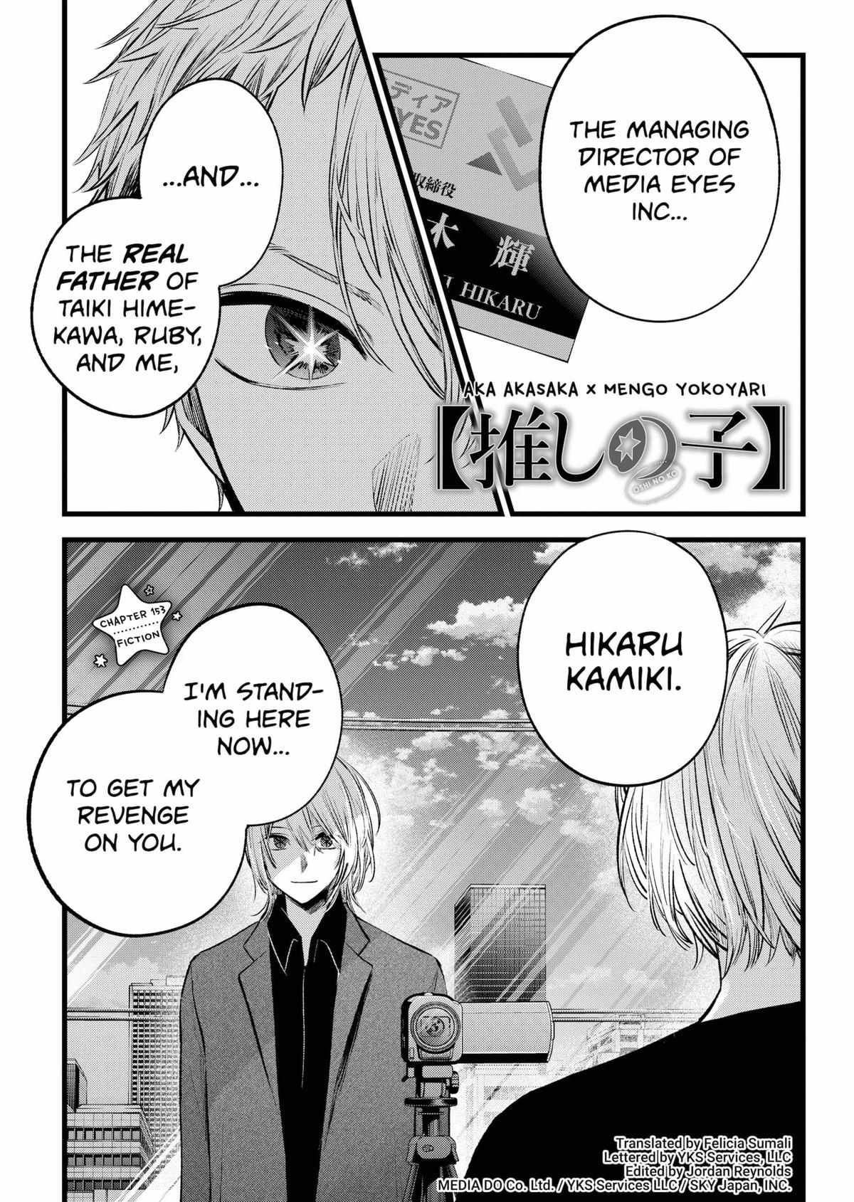 【OSHI NO KO】 Chap 153 - Next Chap 154