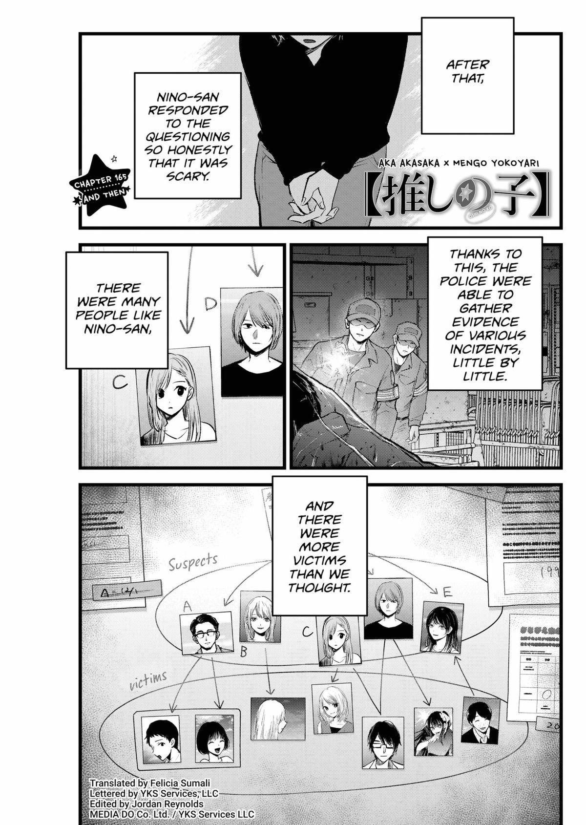 【OSHI NO KO】 Chap 165 - Next Chap 166