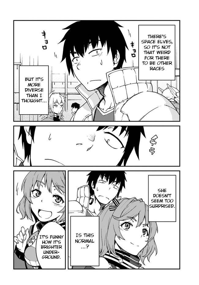 Mezametara Saikyou Soubi to Uchuusen-mochi Datta no de Chap 12.1 - Next Chap 13.1