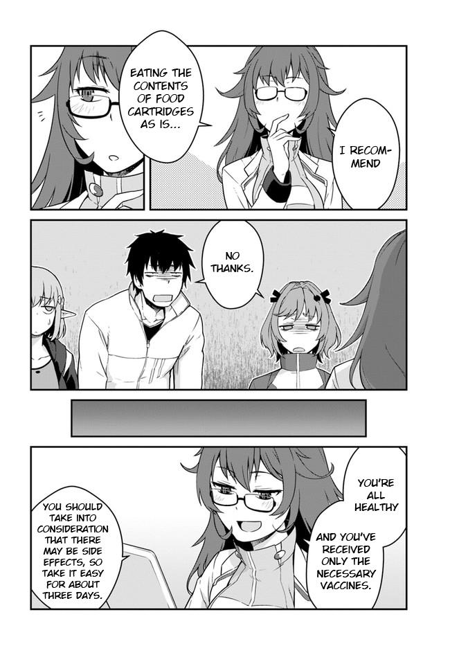 Mezametara Saikyou Soubi to Uchuusen-mochi Datta no de Chap 13.1 - Next Chap 14.1