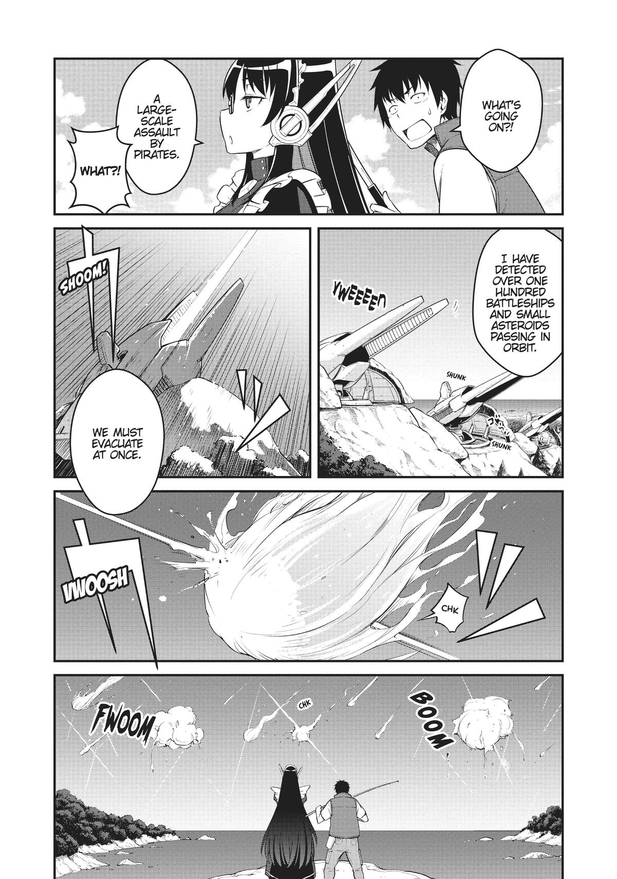 Mezametara Saikyou Soubi to Uchuusen-mochi Datta no de Chap 29 - Next Chap 30
