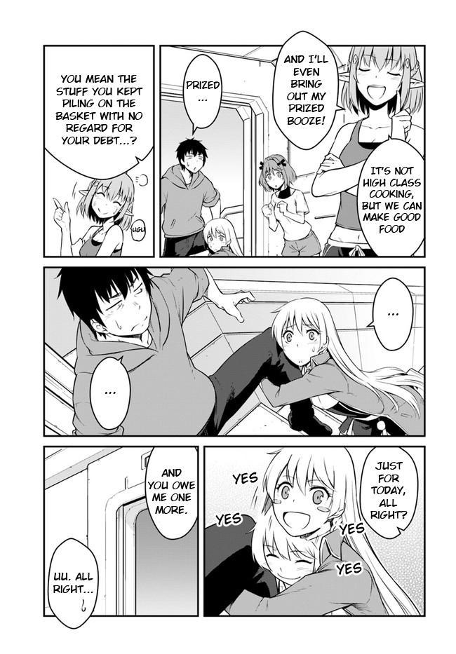 Mezametara Saikyou Soubi to Uchuusen-mochi Datta no de Chap 21.1 - Next Chap 22.1