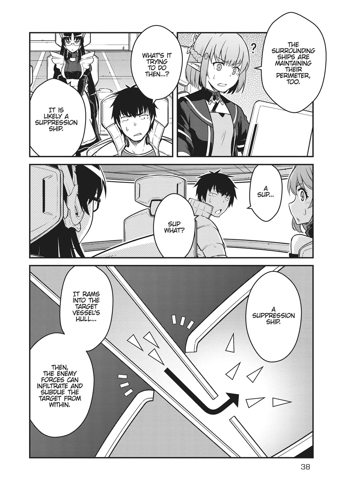 Mezametara Saikyou Soubi to Uchuusen-mochi Datta no de Chap 37 - Next Chap 38
