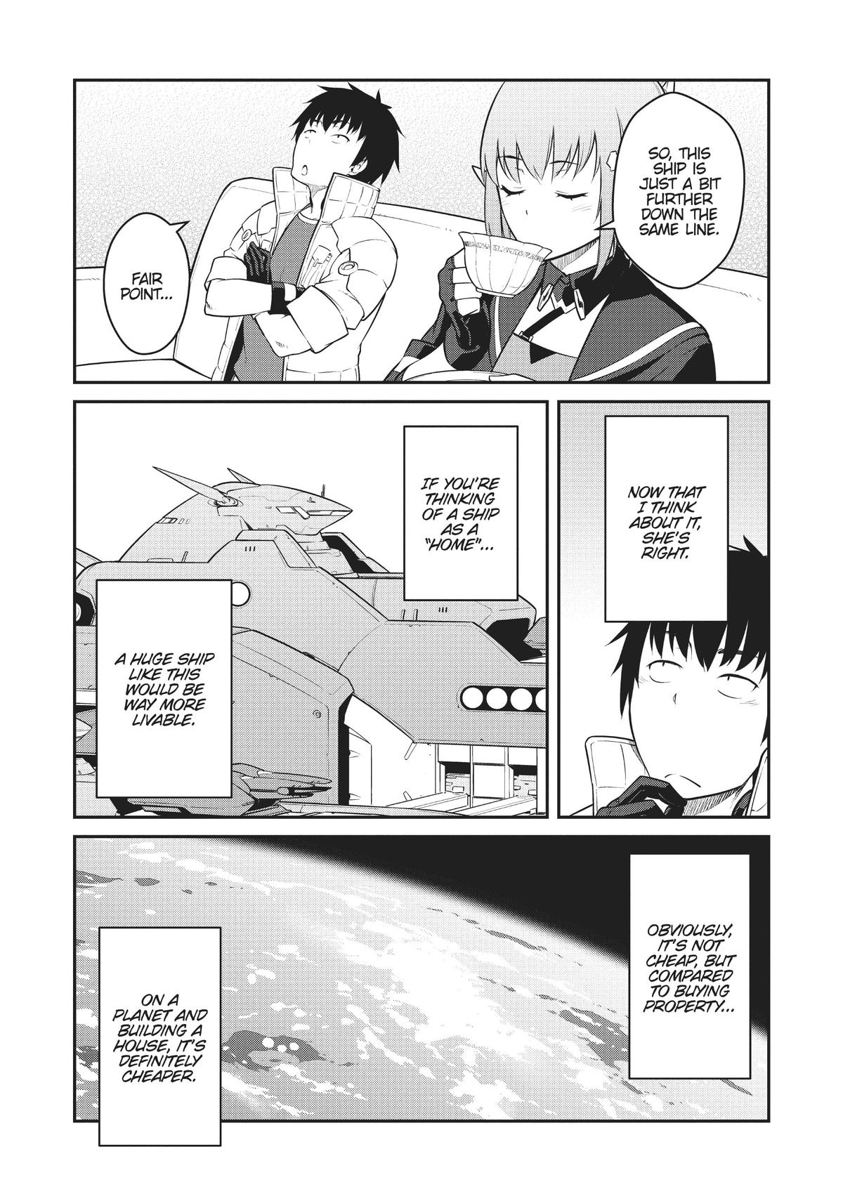 Mezametara Saikyou Soubi to Uchuusen-mochi Datta no de Chap 34 - Next Chap 35