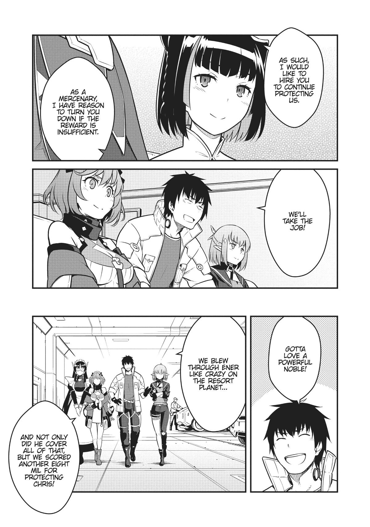 Mezametara Saikyou Soubi to Uchuusen-mochi Datta no de Chap 35 - Next Chap 36