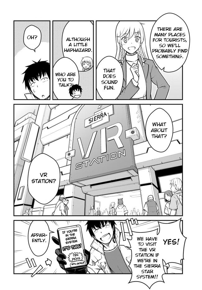 Mezametara Saikyou Soubi to Uchuusen-mochi Datta no de Chap 35.1 - Next Chap 36.1