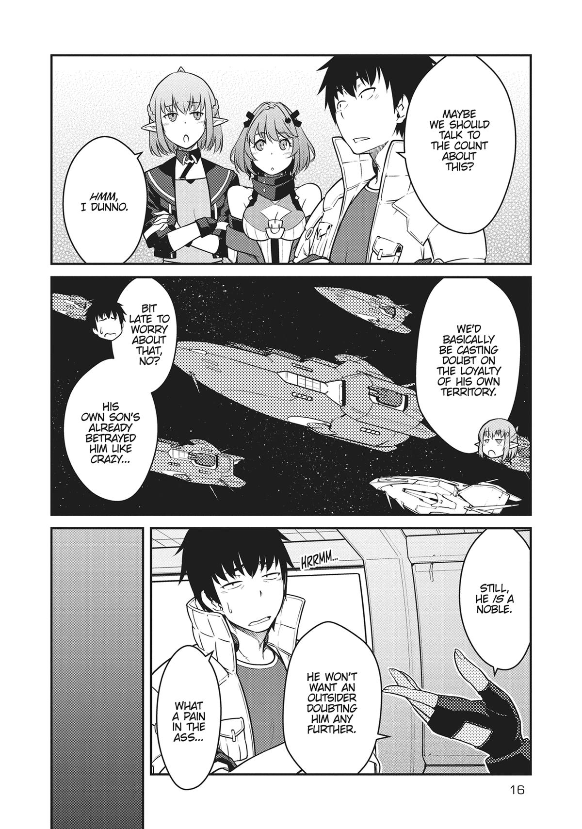 Mezametara Saikyou Soubi to Uchuusen-mochi Datta no de Chap 36 - Next Chap 37