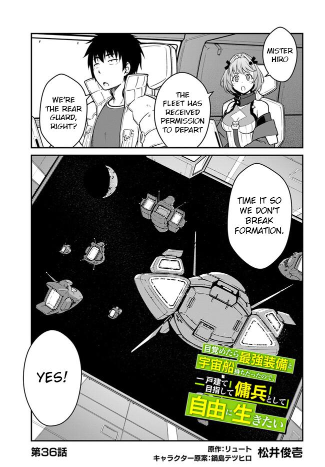 Mezametara Saikyou Soubi to Uchuusen-mochi Datta no de Chap 36.1 - Next Chap 37.1