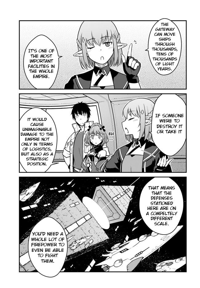 Mezametara Saikyou Soubi to Uchuusen-mochi Datta no de Chap 36.1 - Next Chap 37.1