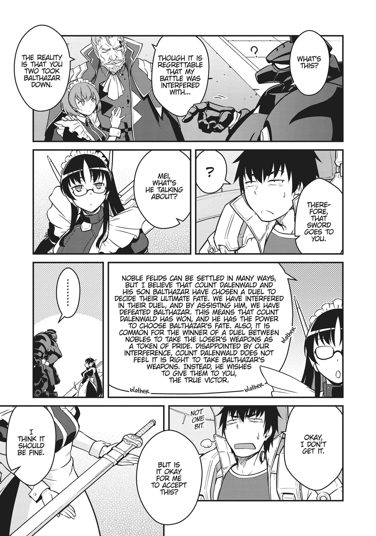 Mezametara Saikyou Soubi to Uchuusen-mochi Datta no de Chap 38 - Next Chap 39